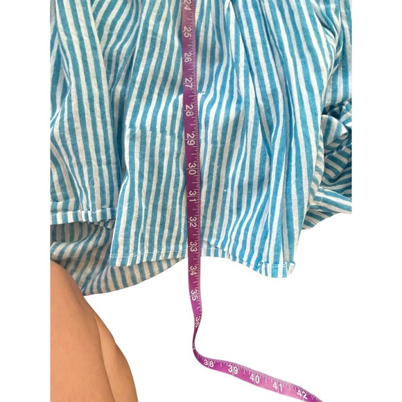 Emerson Fry India Collection Isla Dress
Sunday Stripe Blue Striped Tiered Mini - Picture 6 of 10